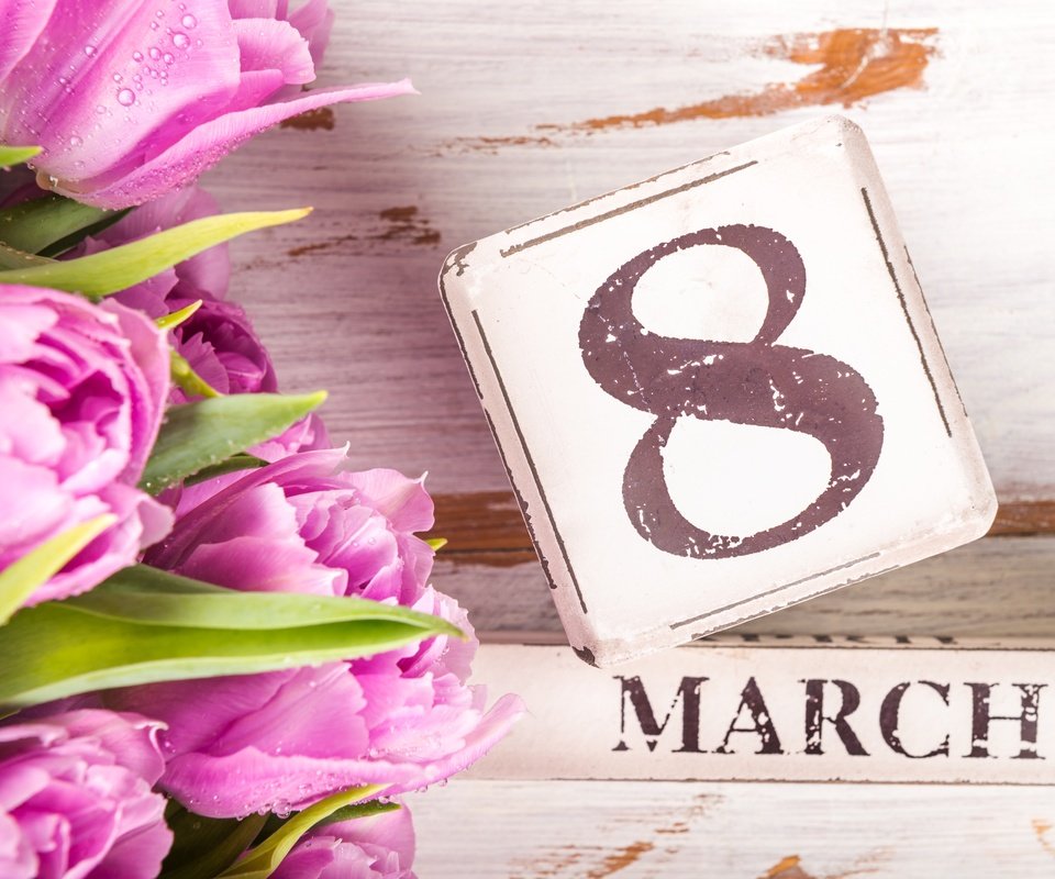 Обои тюльпаны, розовые, 8 марта, tulips, pink, march 8 разрешение 6016x4016 Загрузить