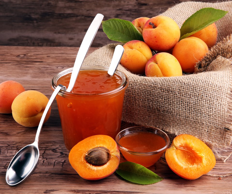 Обои абрикосы, абрикосовый джем, apricots разрешение 8688x5792 Загрузить