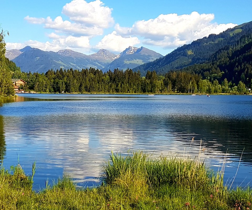 Обои озеро, горы, природа, отражение, lake, mountains, nature, reflection разрешение 3754x2112 Загрузить