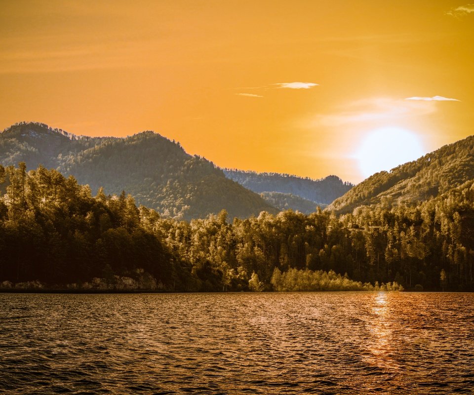 Обои вода, озеро, природа, рассвет, гора, water, lake, nature, dawn, mountain разрешение 7680x4320 Загрузить