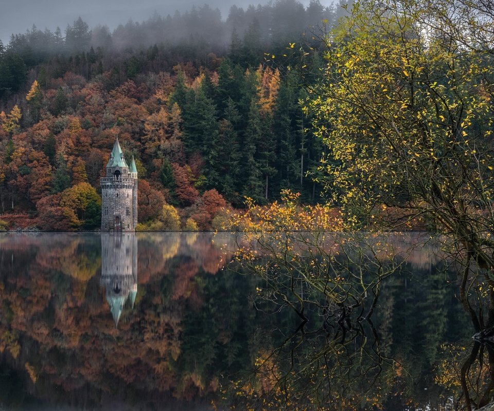 Обои озеро, природа, lake, nature разрешение 2048x1300 Загрузить