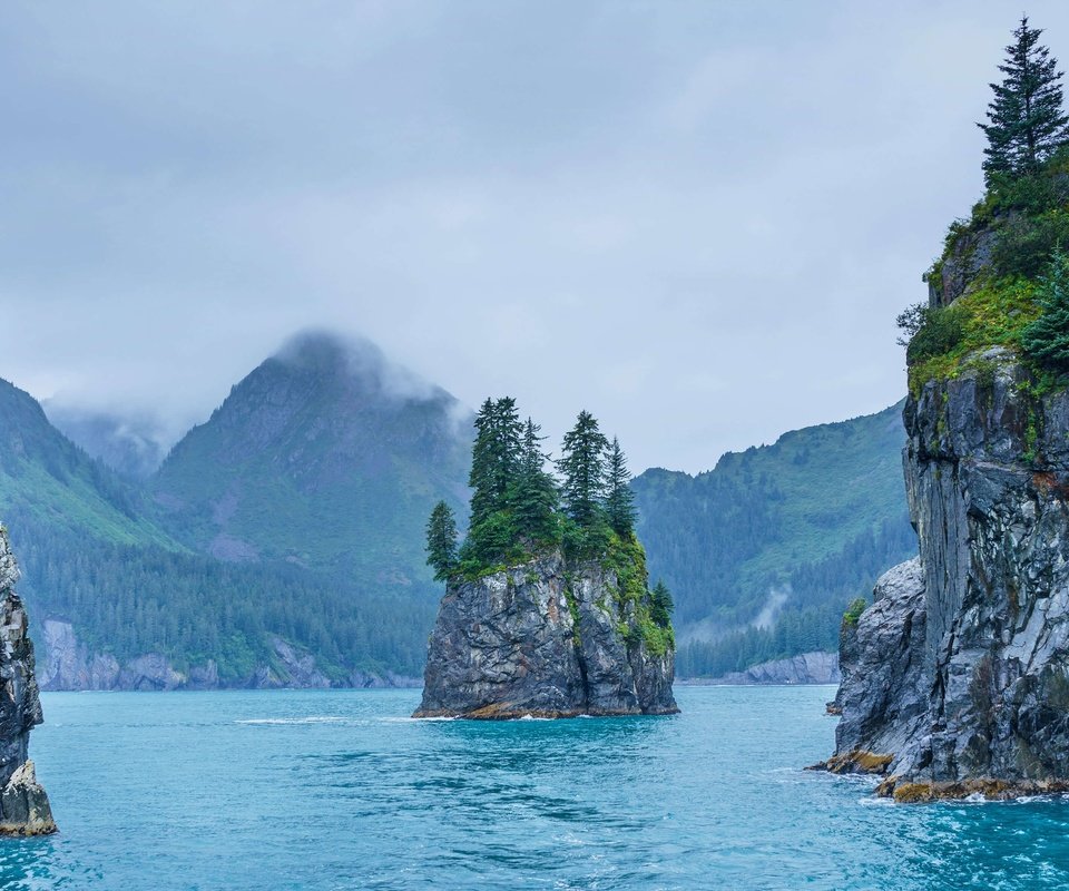 Обои сша, аляска, kenai fjords national park, usa, alaska разрешение 4193x2359 Загрузить