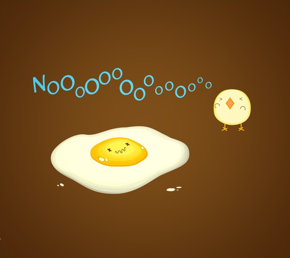 Обои цыплёнок, яйцо, nooo, chicken, egg разрешение 1920x1200 Загрузить