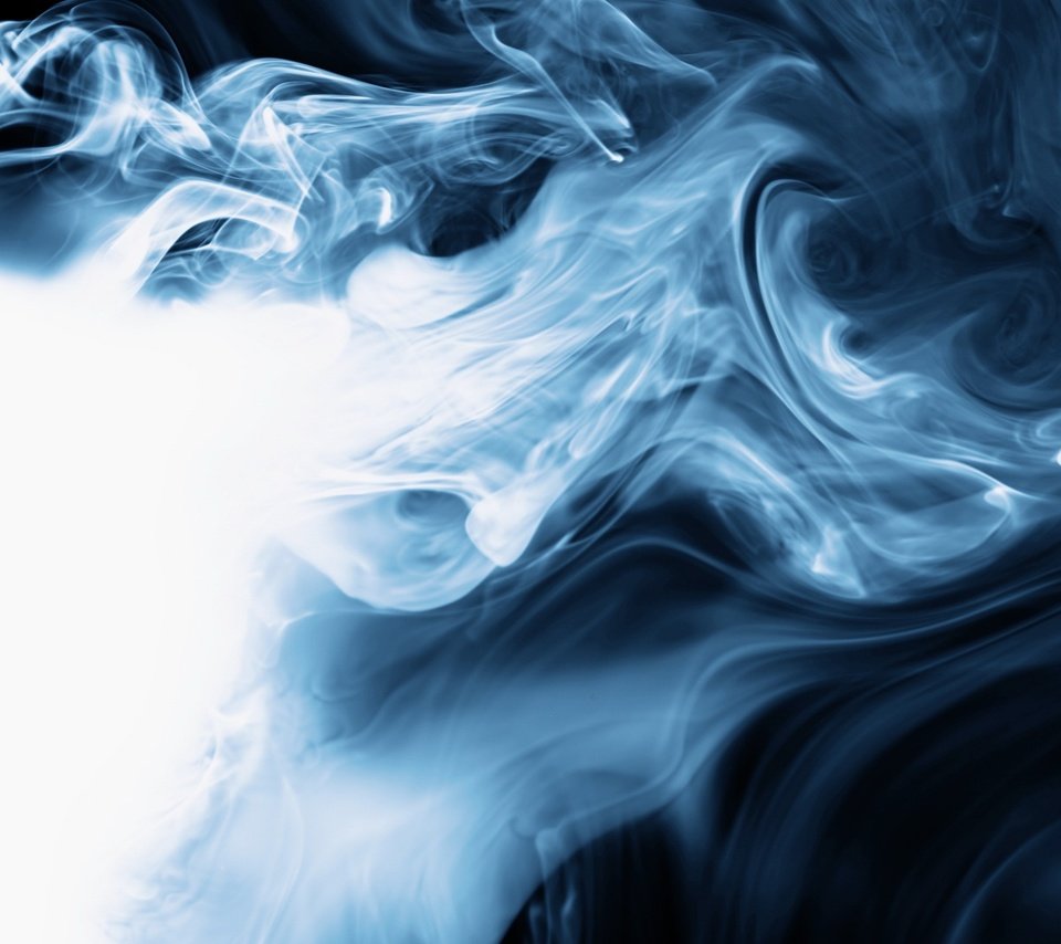 Обои синий, дым, белый, blue, smoke, white разрешение 2560x1600 Загрузить