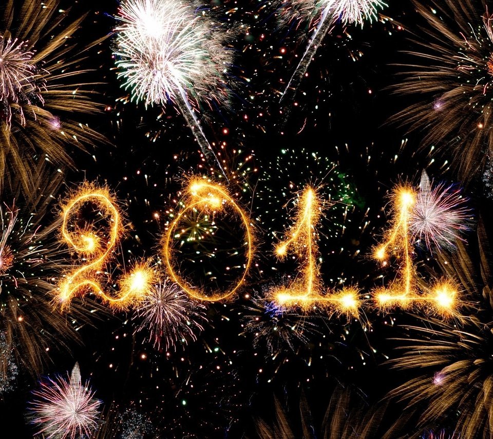 Обои 2011 год, небо, ночь, новый год, салют, цифры, праздник, фейерверк, дата, 2011, the sky, night, new year, salute, figures, holiday, fireworks, date разрешение 1920x1200 Загрузить