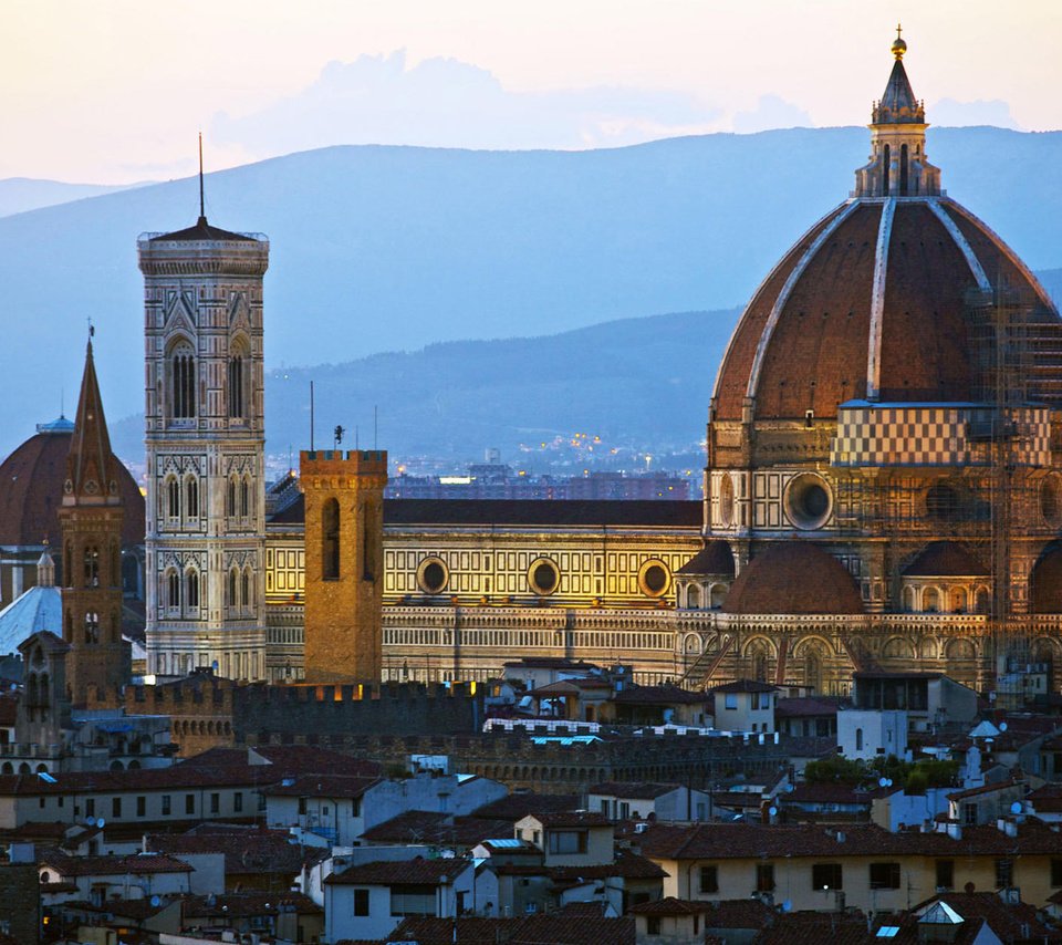 Обои собор, дома, италия, флоренция, санта мария дель фьоре, cathedral, home, italy, florence, santa maria del fiore разрешение 1920x1200 Загрузить