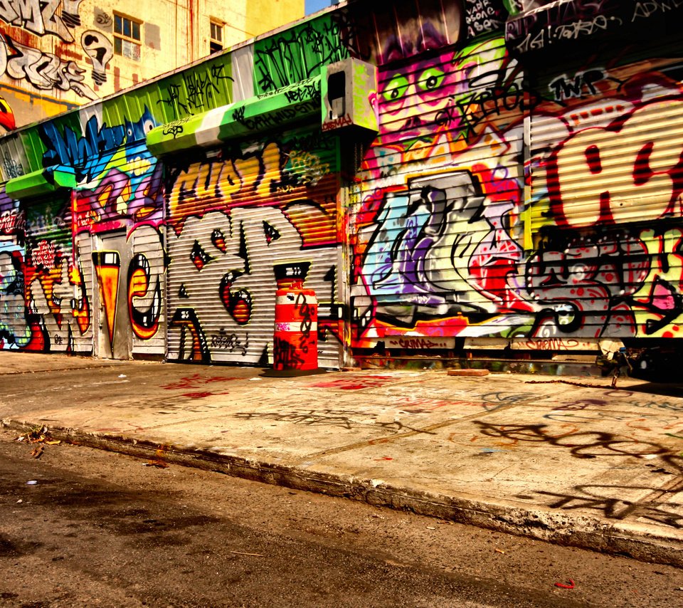 Обои обои, квартал, graffity, wallpaper, quarter разрешение 2560x1600 Загрузить