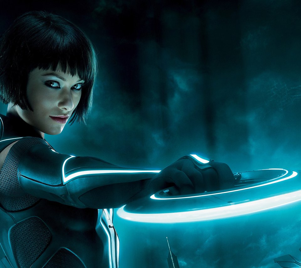 Обои диск, tron, оливия, оливия yайлд, disk, olivia, olivia wilde разрешение 3470x2550 Загрузить