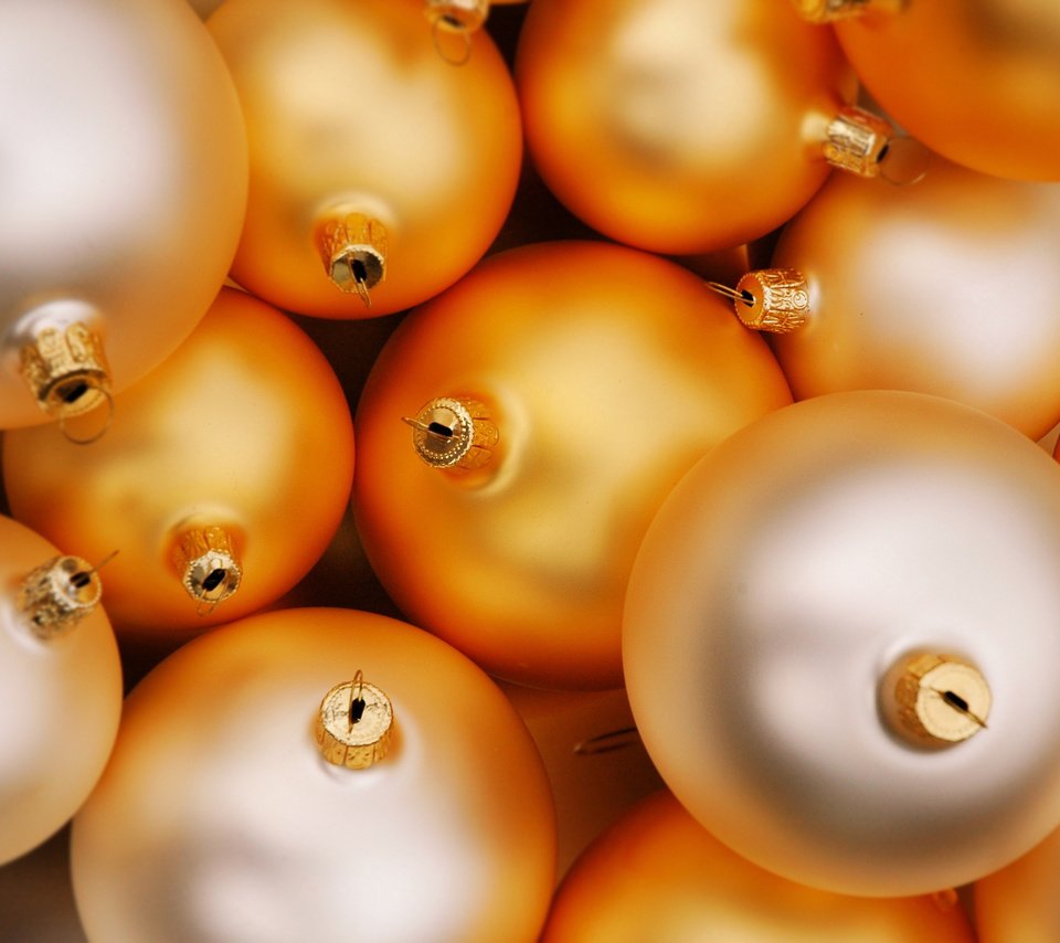 Обои новый год, шарики, праздник, золотистый, new year, balls, holiday, golden разрешение 2560x1600 Загрузить