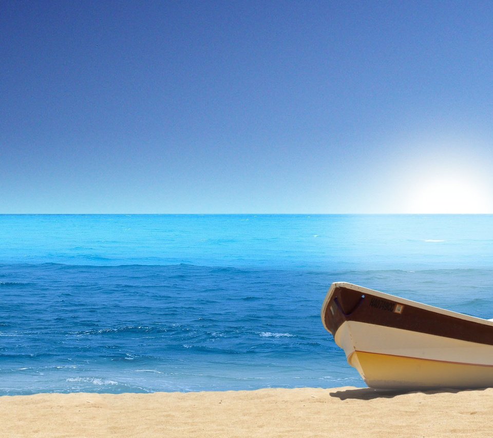 Обои вода, песок, пляж, лодка, water, sand, beach, boat разрешение 1920x1200 Загрузить