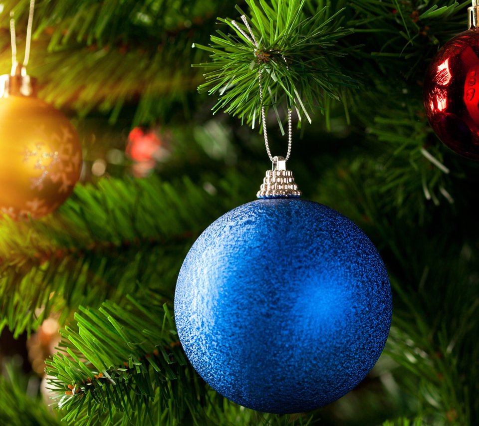 Обои елка, шары, зима, праздник, рождество, tree, balls, winter, holiday, christmas разрешение 1920x1200 Загрузить