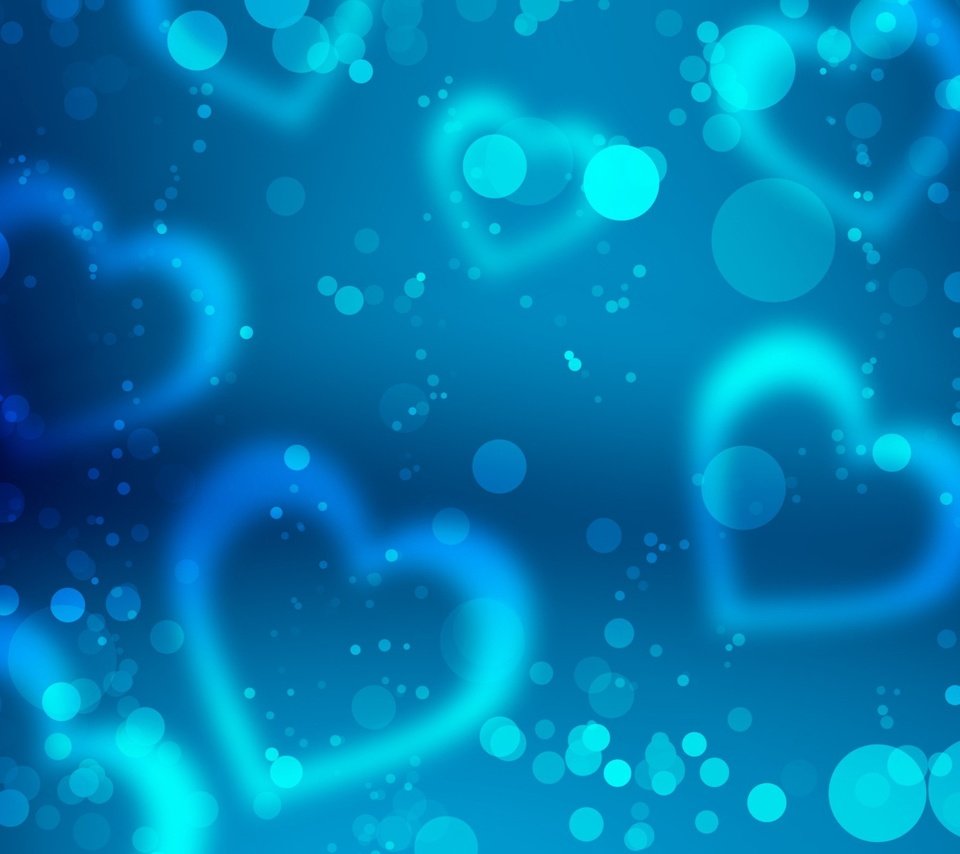 Обои фон, синий, сердца, background, blue, heart разрешение 1920x1440 Загрузить