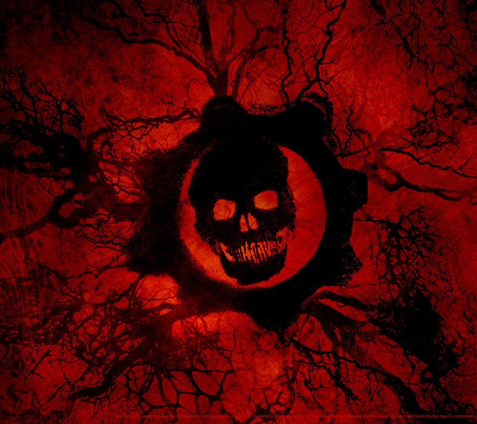 Обои кровь, череп, gears of war 3, blood, skull разрешение 1920x1200 Загрузить