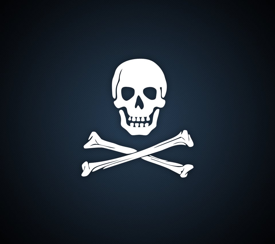 Обои фон, кости, пиратская эмблема, background, bones, pirate emblem разрешение 1920x1200 Загрузить