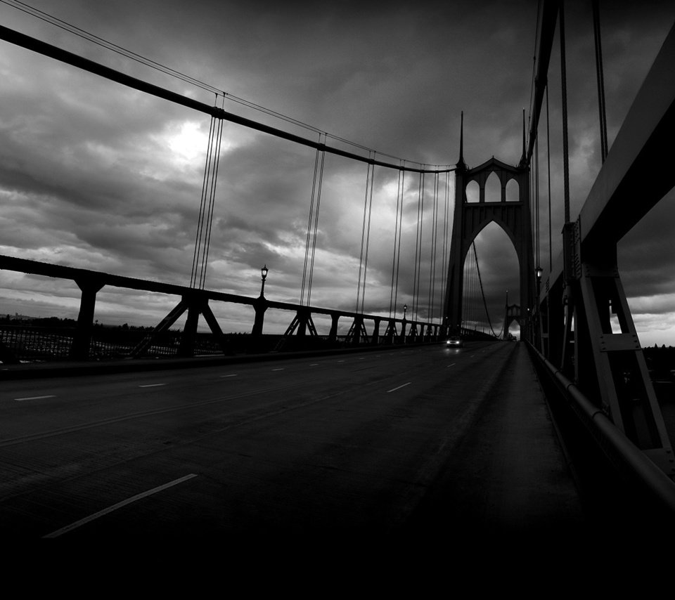 Обои небо, фото, города, пейзажи, дороги, мосты, st. johns bridge, the sky, photo, city, landscapes, road, bridges разрешение 1920x1080 Загрузить