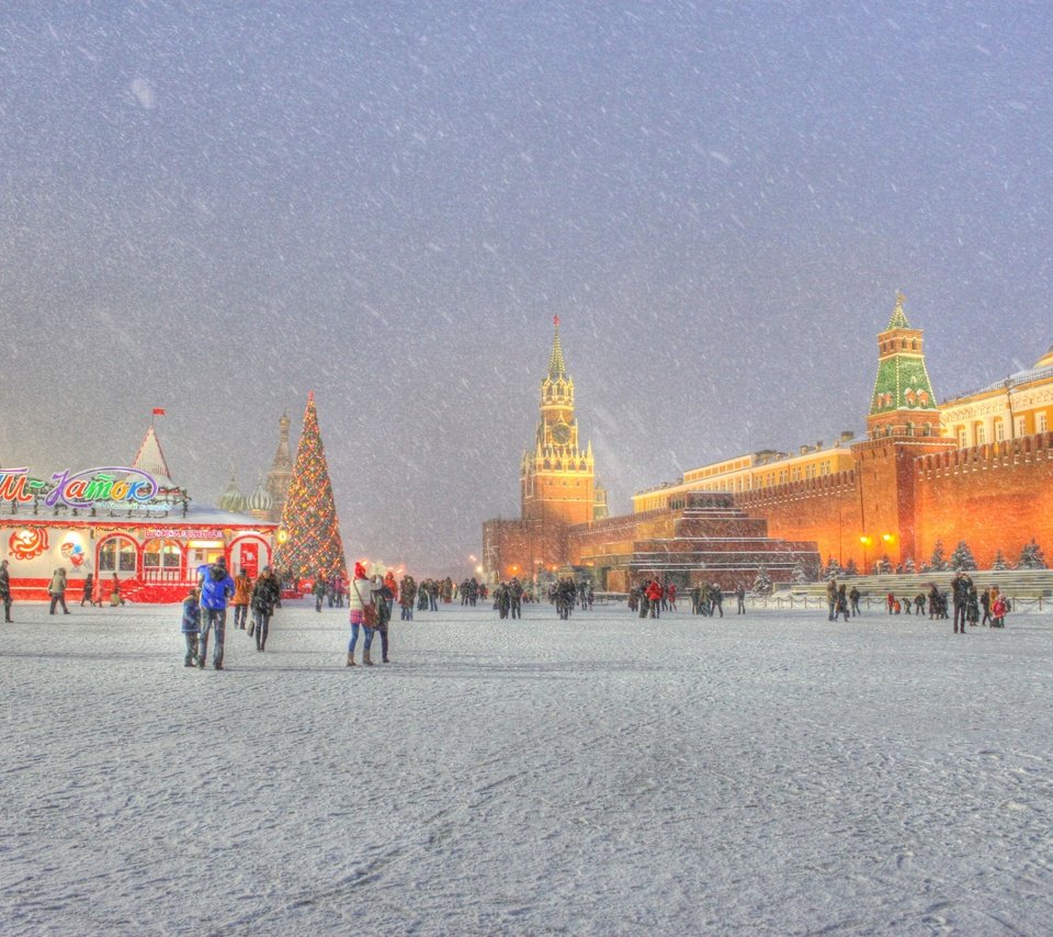 Обои новый год, москва, красная площадь, встреча нового года, new year, moscow, red square разрешение 4752x3168 Загрузить