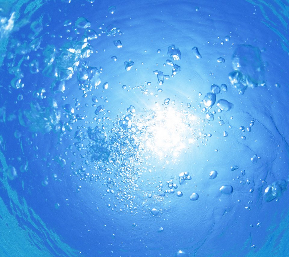 Обои вода, океан, подводный мир, пузыри с кислородом, валлпапер, water, the ocean, underwater world, bubbles of oxygen, wallpaper разрешение 1920x1200 Загрузить