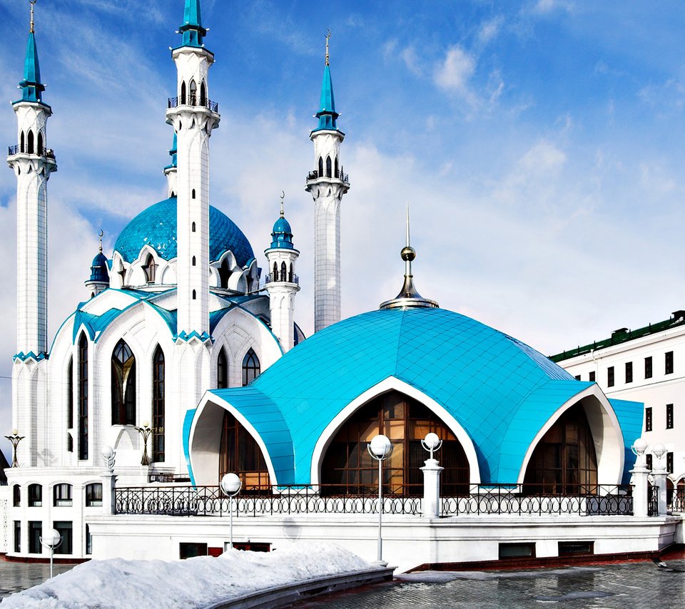 Обои площадь, мечеть, казань, area, mosque, kazan разрешение 1920x1080 Загрузить