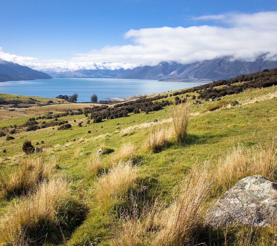 Обои гора, новая зеландия, куинстаун, mountain, new zealand, queenstown разрешение 2560x1600 Загрузить