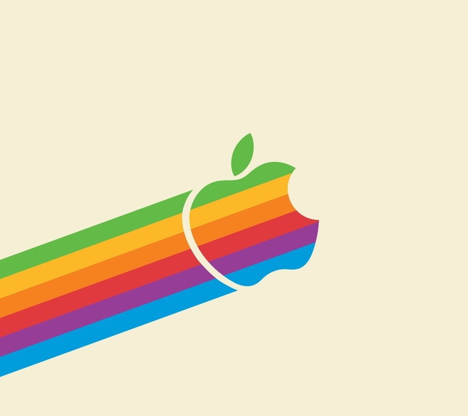 Обои цвет, минимализм, эппл, color, minimalism, apple разрешение 2560x1600 Загрузить