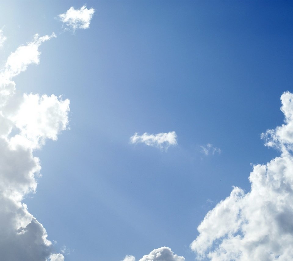 Обои небо, облака, белый, голубой, the sky, clouds, white, blue разрешение 1920x1202 Загрузить