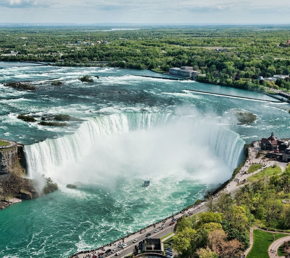 Обои вода, водопад, ниагара, water, waterfall, niagara разрешение 1920x1200 Загрузить