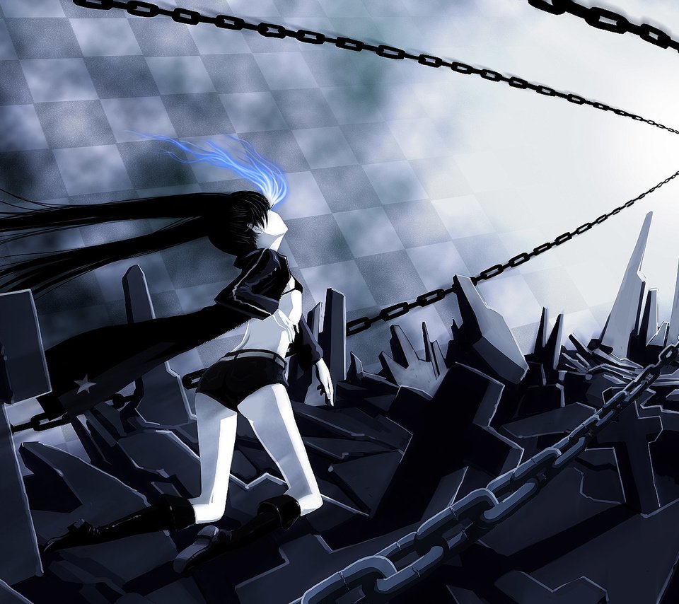 Обои black rock shooter разрешение 1920x1200 Загрузить