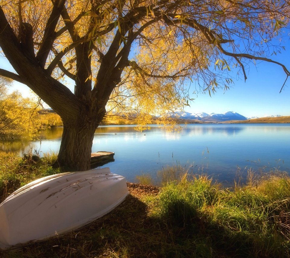 Обои новая зеландия, lake alexandrina, new zealand разрешение 1920x1200 Загрузить