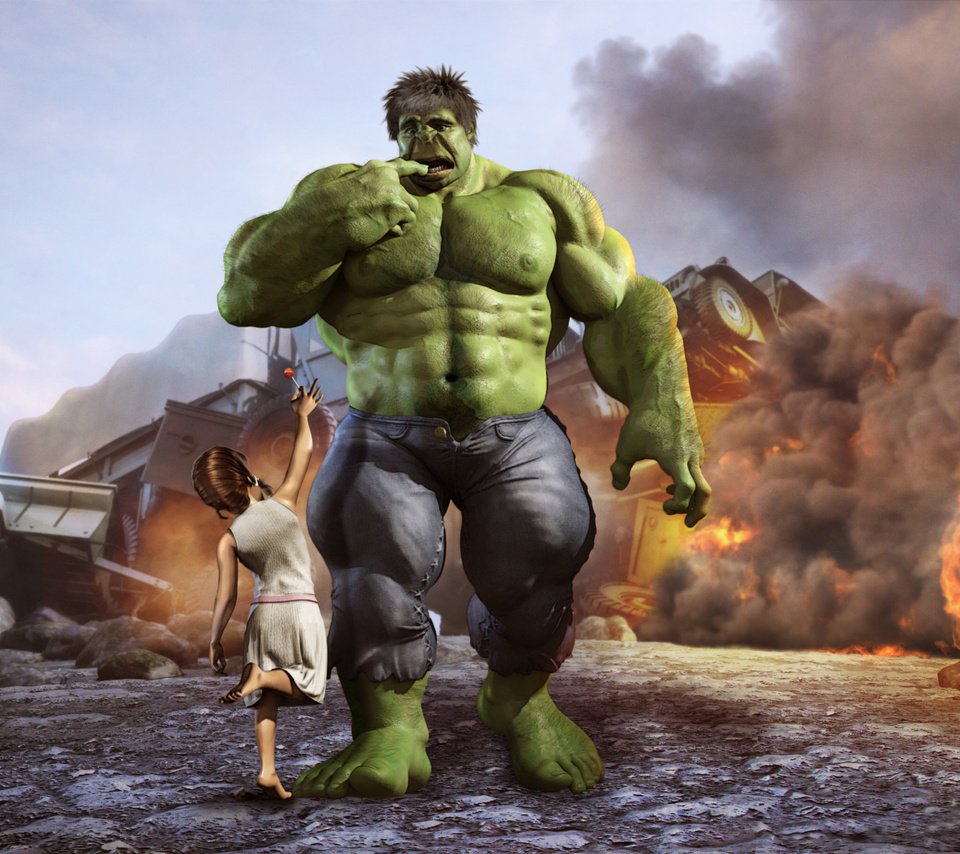 Обои девочька, халк, hulky, were, hulk разрешение 2500x1550 Загрузить