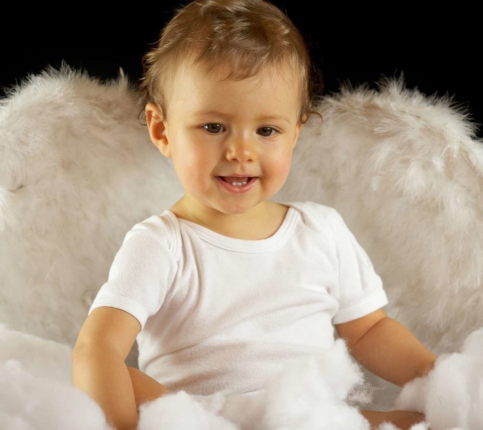 Обои ангел, ребенок, мальчик, angel, child, boy разрешение 1920x1200 Загрузить