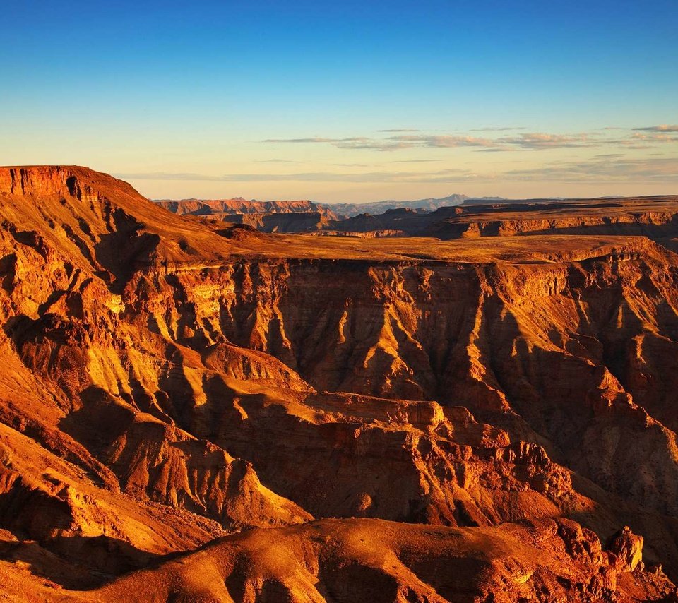 Обои пустыня, каньон, намибия, fish river canyon, desert, canyon, namibia разрешение 1920x1200 Загрузить