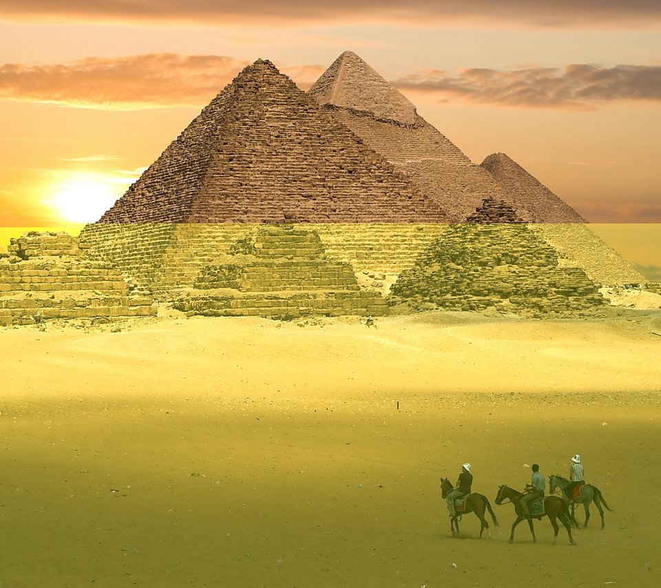 Обои песок, пирамиды, егирет, sand, pyramid, egeret разрешение 1920x1200 Загрузить