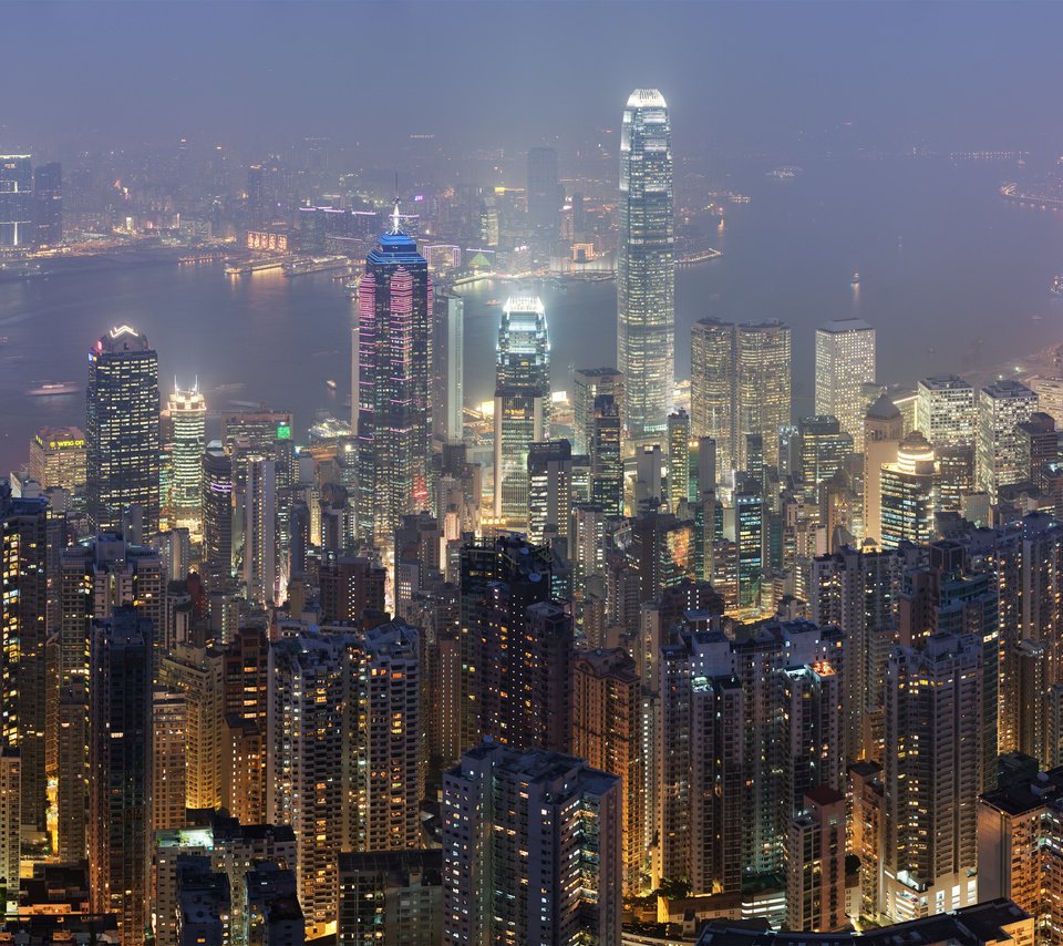 Обои небоскребы, гон-конг, skyscrapers, hong kong разрешение 4250x1844 Загрузить