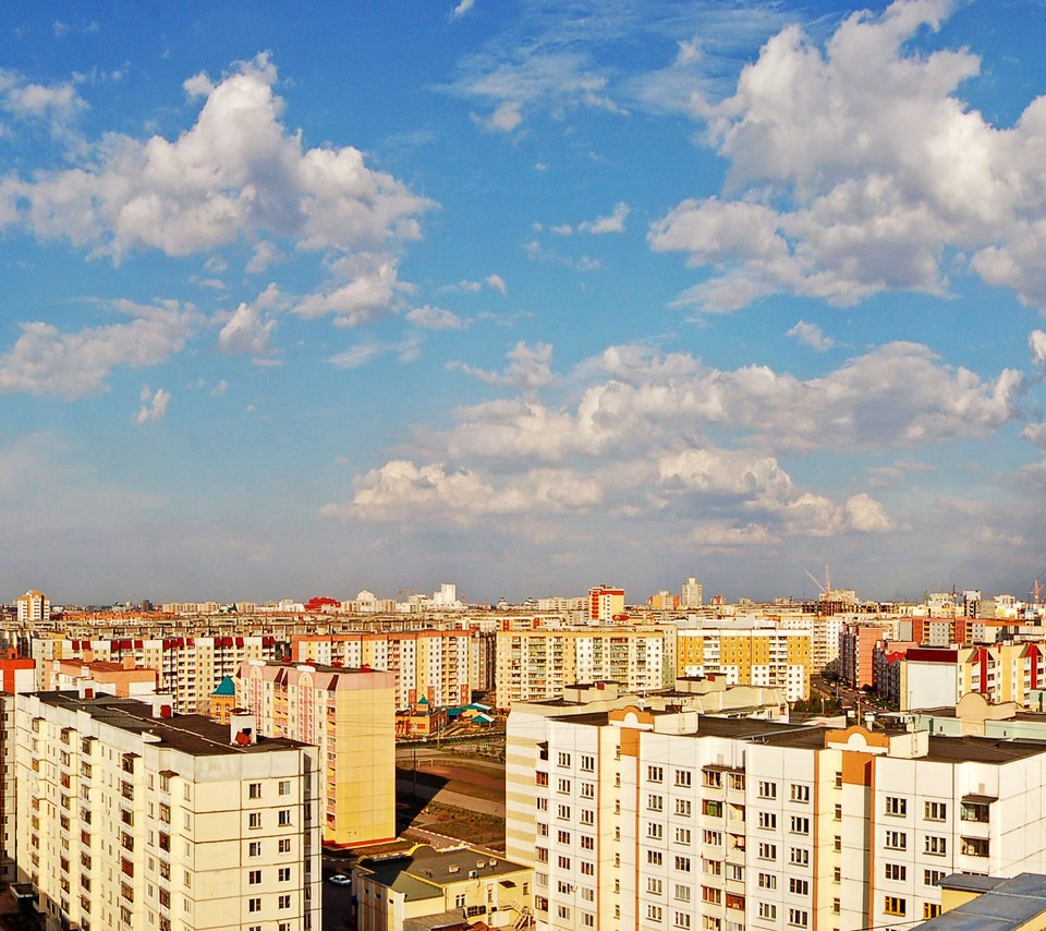 Обои город, дома, крыши, the city, home, roof разрешение 4887x1688 Загрузить