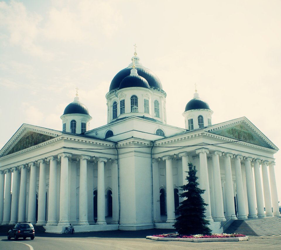 Обои храм, собор, россия, арзамас, воскресенский собор, temple, cathedral, russia, arzamas разрешение 2570x1734 Загрузить