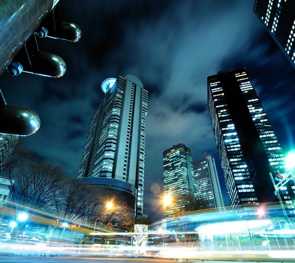 Обои ночь, япония, небоскребы, токио, night, japan, skyscrapers, tokyo разрешение 2047x1359 Загрузить