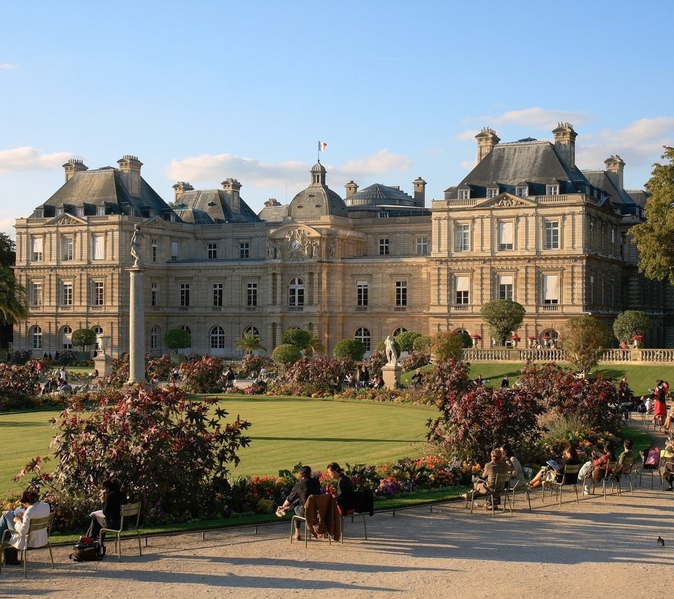 Обои франция, люксембургский дворец, france, the luxembourg palace разрешение 2888x1925 Загрузить