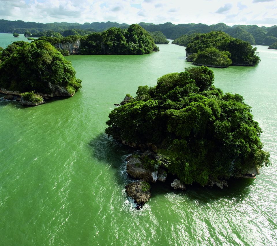 Обои вода, зелень, суша, острова, материк, water, greens, drying, islands, mainland разрешение 2560x1600 Загрузить