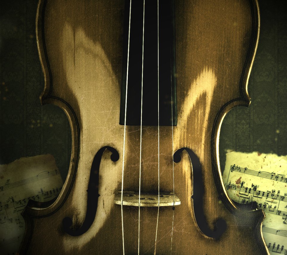Обои ноты, скрипка, музыка, искусство, notes, violin, music, art разрешение 1920x1200 Загрузить