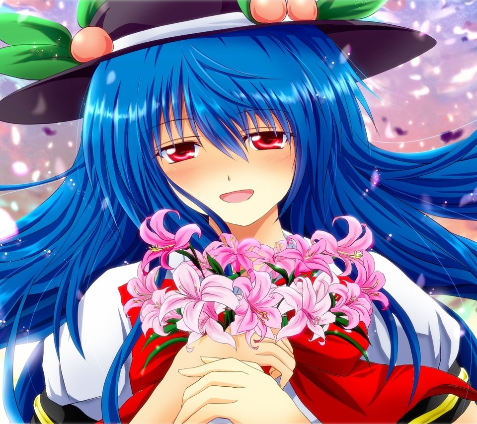 Обои букет, синие волосы, touhou project, bouquet, blue hair разрешение 1920x1200 Загрузить