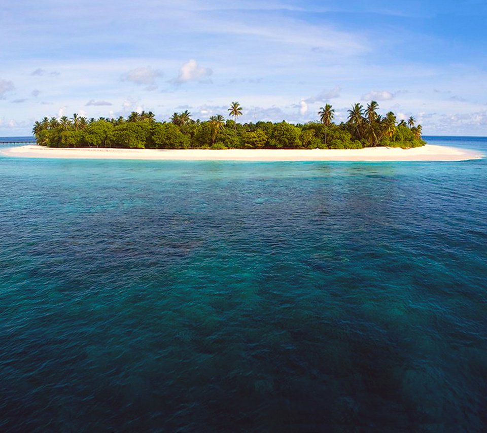 Обои остров, тропики, мальдивы, island, tropics, the maldives разрешение 1949x1323 Загрузить