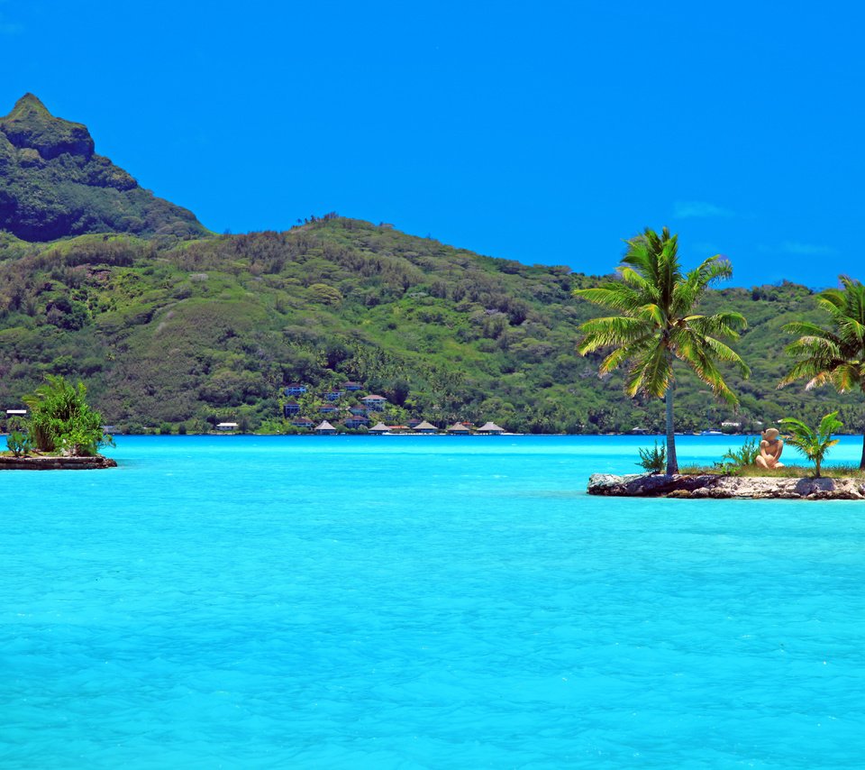 Обои море, тропики, sea, tropics разрешение 5616x3744 Загрузить