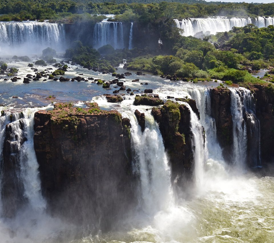 Обои водопад, в о д о п а д ы игуасу, waterfall, n o p a d s iguazu разрешение 1920x1080 Загрузить