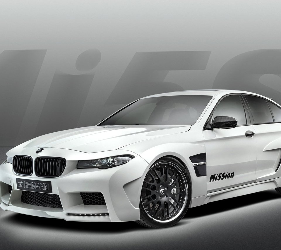 Обои машина, белый, авто, hamann, бмв, миссия, м5, machine, white, auto, bmw, mission, m5 разрешение 1920x1080 Загрузить