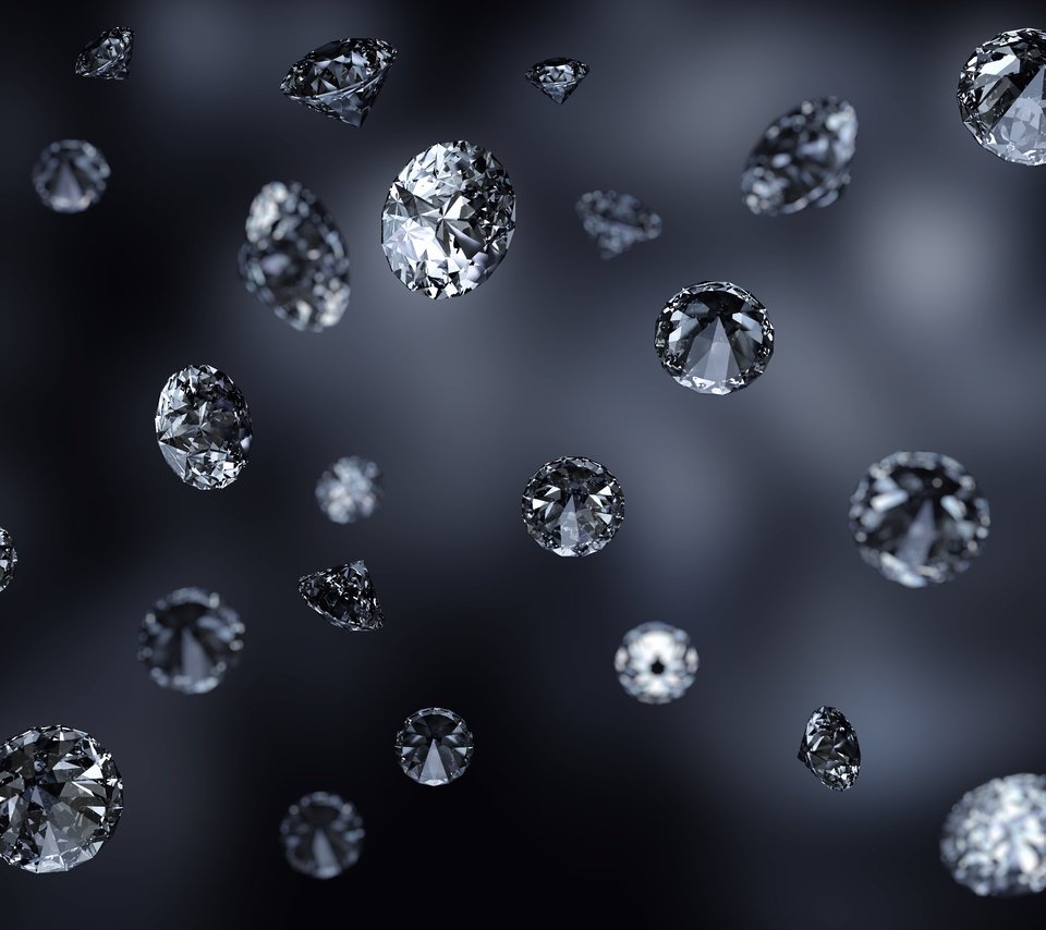 Обои макро, черный фон, бриллианты, алмазы, macro, black background, diamonds разрешение 8000x6000 Загрузить