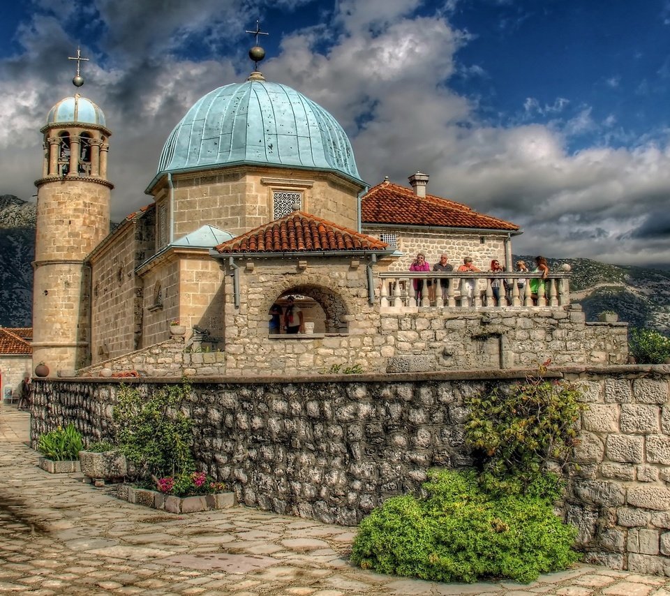 Обои храм, остров, монастырь, черногория, monasterio de san jorge в черногории, monasterio de san jorge, temple, island, the monastery, montenegro, monasterio de san jorge montenegro разрешение 2560x1440 Загрузить