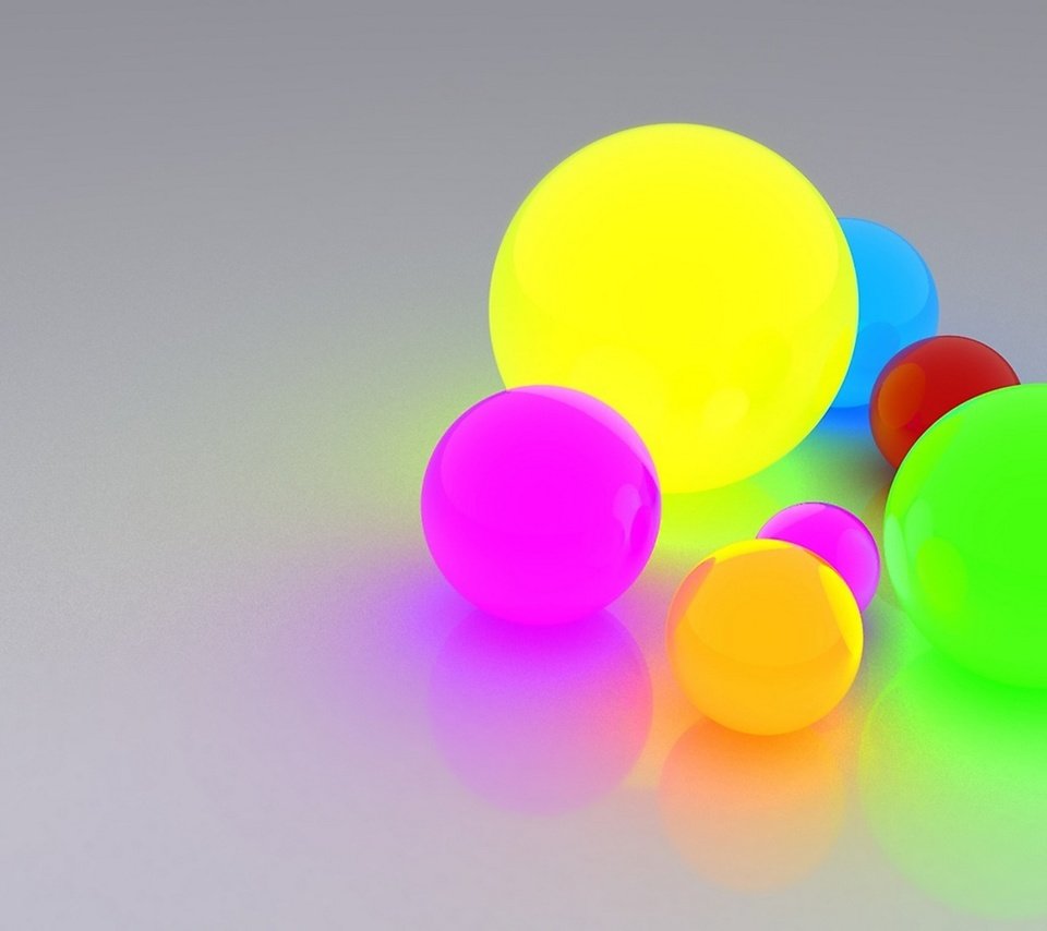 Обои светящиеся шары, glowing orbs разрешение 1920x1080 Загрузить