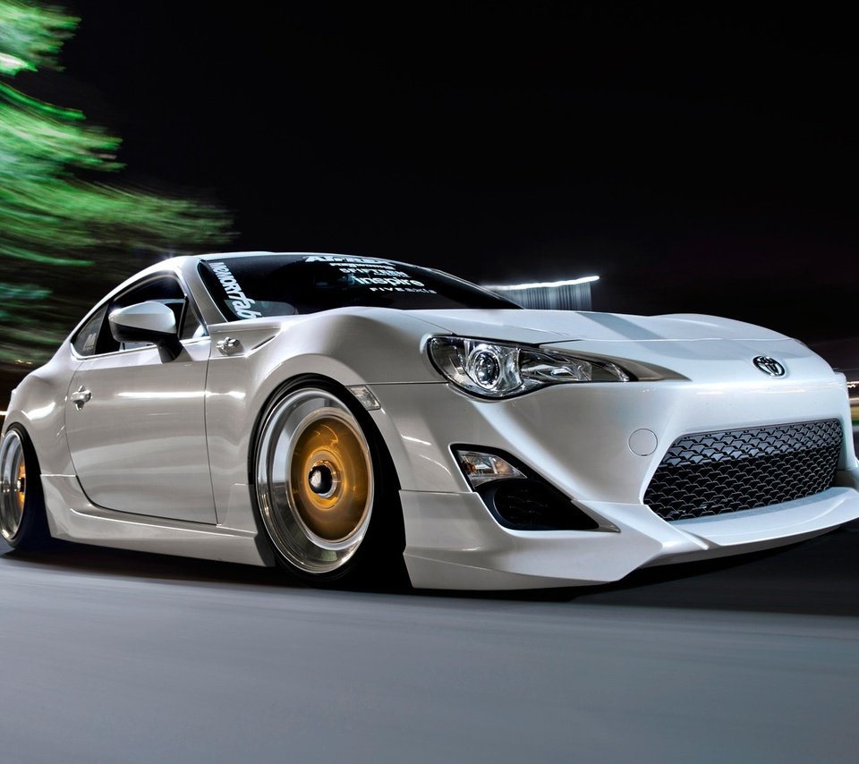 Обои тюнинг, тойота, toyota gt86, в движении, tuning, toyota, in motion разрешение 1920x1080 Загрузить