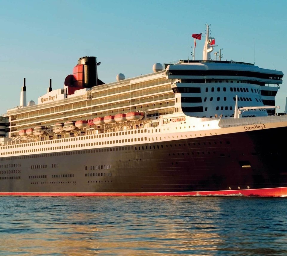 Обои вода, корабль, пароход, судно, куин мэри, water, ship, steamer, the ship, queen mary разрешение 1920x1080 Загрузить