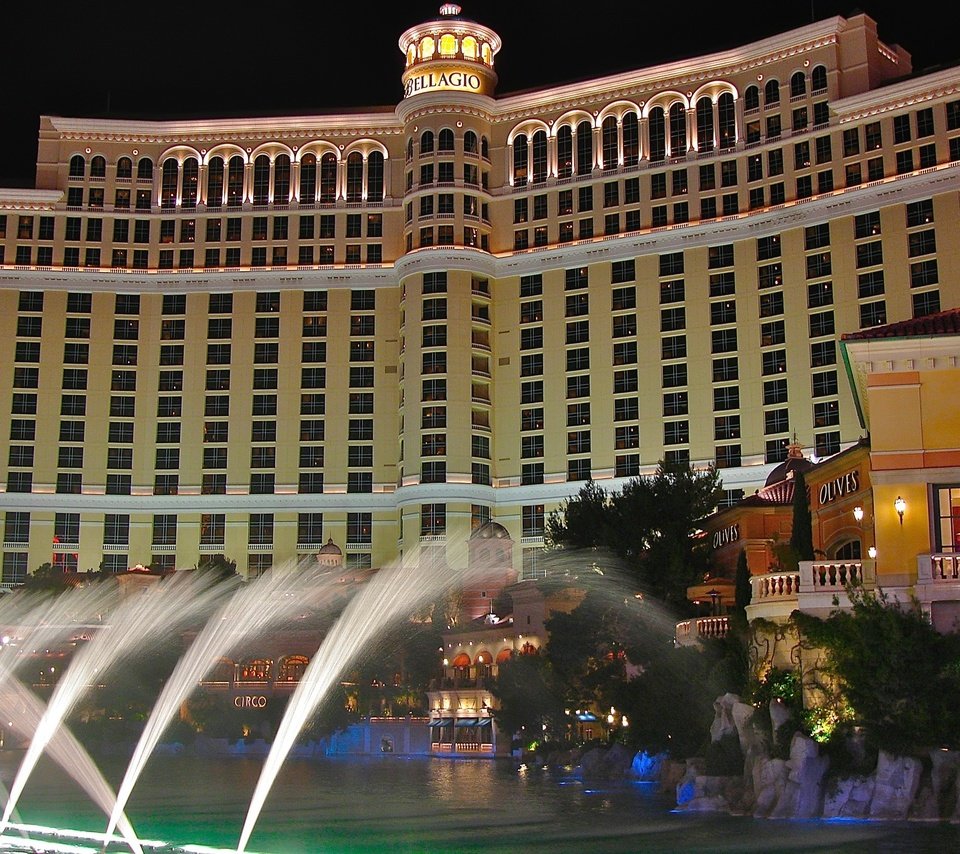 Обои казино bellagio в лас-вегасе, bellagio casino in las vegas разрешение 2560x1600 Загрузить